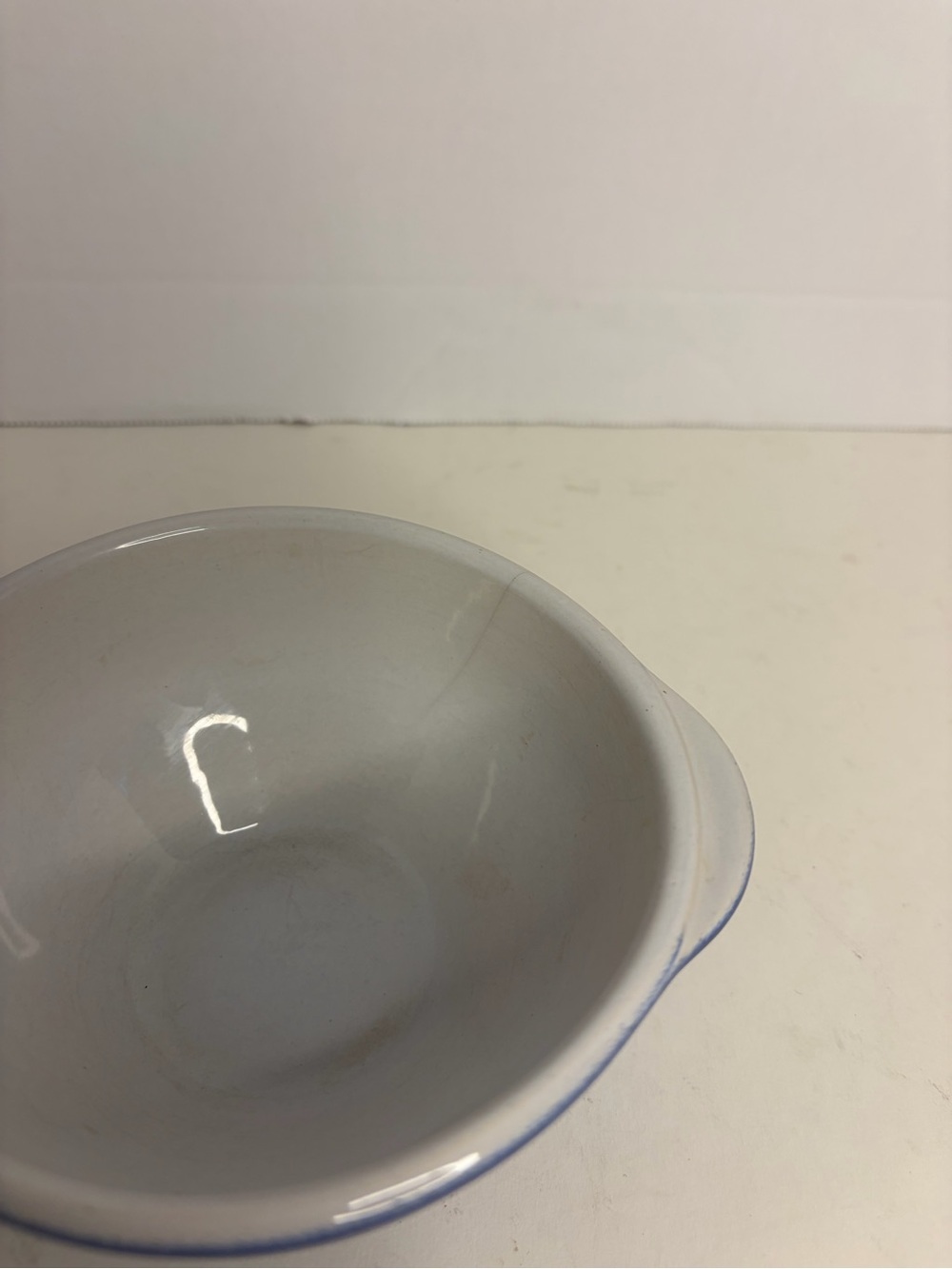 Emile Henry Lug Ear Ceramic Bowl Blue 2100 - Picture 5 of 5